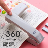 Delico может повернуть длинную машину для бронирования ногтей с большим масштабным утолщенным 360 -дегровым многофункциональным офисным средним сохранением и толстым переплетом книги, забронированные, портативные маленькие маленькие мини -мини -