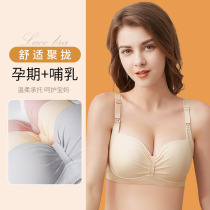 Lactation Underwear Poly-up Drooping Upper Tormento Postpartum Breastfeeding No Steel Ring Pregnant Woman Bra Pregnancy Exclusive Pure Cotton