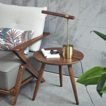 Munisdan Nordic solid wood round a few modern simple living room sofa side few corner coffee table round coffee table