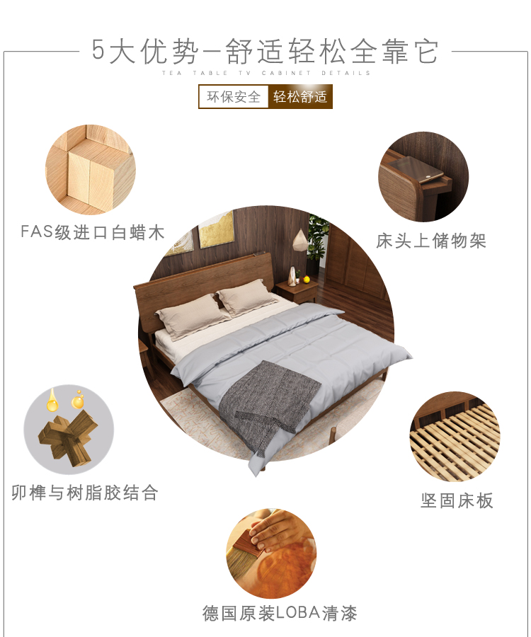 Toàn bộ phòng khách Phòng ăn Phòng ngủ Bộ đồ nội thất Bộ đồ nội thất Bắc Âu Mới Trung Quốc Sofa gỗ Bàn ăn Gói giường - Bộ đồ nội thất ghế sofa phòng khách