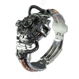 Брендовые ретро неоновые часы, в стиле панк