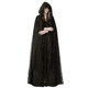 Iron Master Punk Gothic ຊ້ໍາຄວາມລຶກລັບເສຍສະລະ Lace Cloak ຍາວ Costume Halloween