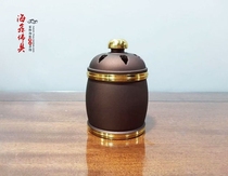 Haixin Buddha Taiwan Bronze Pure Copper Buddha Hall Incense burner Texture net incense burner Incense burner Hand-held incense burner