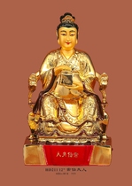Haixin Buddha Buddha supplies Taiwan pure copper handmade paste gold Mrs Changxian Mrs Changxian Mrs Black old Lady