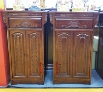 Haixin Buddha Mahogany color for the table Shen Tai Zonghan table Chinese traditional solid wood one-piece cabinet for the table 60 68 wide