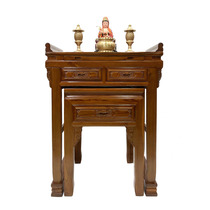 Camphor wood for the table Buddha table Household for the Taichung Hall Solid wood Xianjia niche Buddha table for the Buddha Three-story God table Incense case Incense table