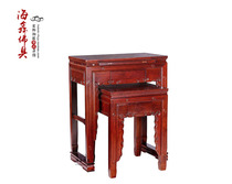 Haixin Buddha Buddhist supplies 88 elm line in the case of the table High-grade Shrine table for the table
