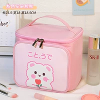 Розовый, в цветочек