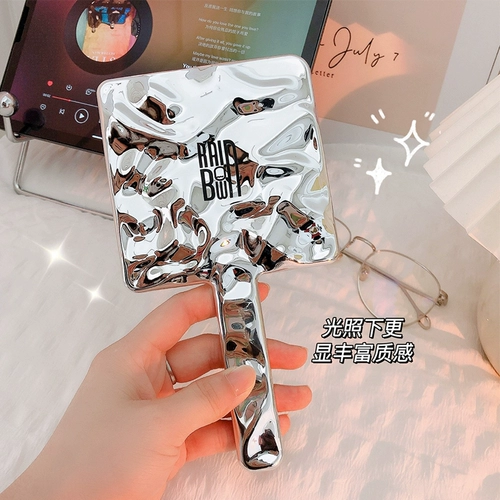 Изысканное портативное зеркало, ручка, популярно в интернете, изысканный стиль