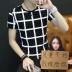 Mùa hè 2018 mới cho nam áo thun ngắn tay Xu hướng Hàn Quốc cổ tròn nửa tay trẻ trung Quần áo nam mỏng áo phông nam hàng hiệu Áo phông ngắn