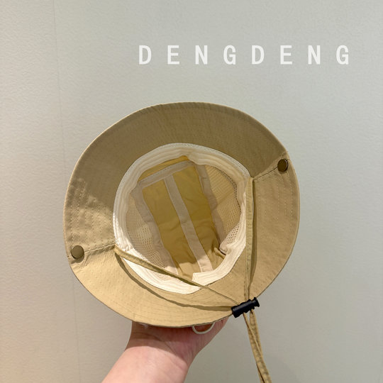 Children's Hats, Spring and Autumn Thin Sunshade and Sun Protection Large Brim Fisherman Hats for Boys and Girls, Outdoor Korean Style Quick-Drying Bucket Hats