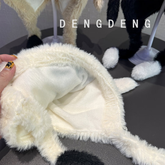 Niedliche Pinguin-Mütze für Kinder im Herbst und Winter, zusätzlicher Schutz und Wärme, All-in-One-Mütze für Jungen und Mädchen, kältebeständiger und warmer Ohrenschutz-Mützen-Trend im Freien