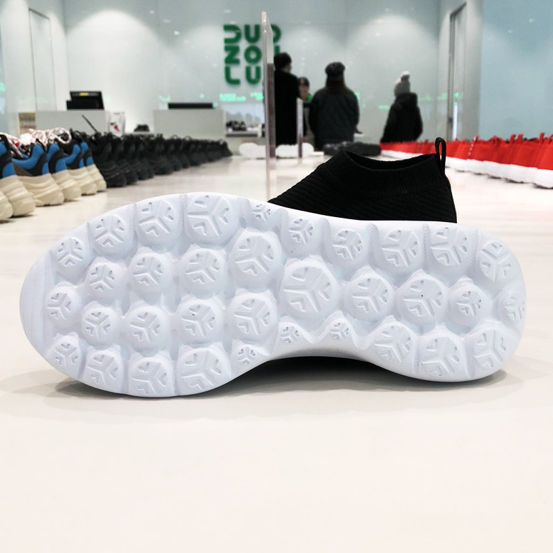 More walking shoes duozoulu official one pedal socks shoes ultra light non-slip sports running shoes men's and women's shoes summer