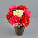 Симуляция пиона отдельные ветви Большой пион цветок шелковый цветочный танце