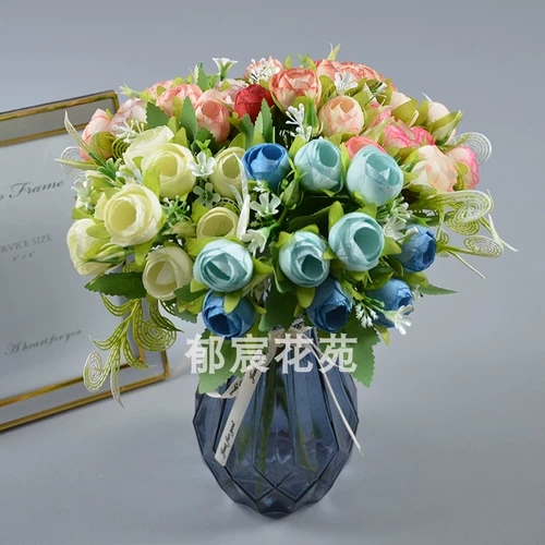 Моделирование 22 чайные бутоны весенние бутоны, чтобы украсить цветочный ресторан декоративный цветочный букет