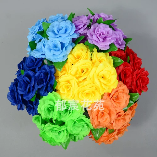 Симуляция роза с цветочным танцем реквизит в букете хора портативной