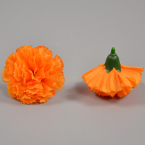 Simulation of small carnations big bakery flowers bouquet flower basket cake dessert decorated DIY wreath ring