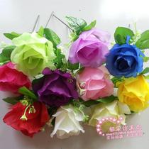 Road Citation Emulation Rose Flower Arch Door Flower Arrangement Wedding Prop Flower rose Flowers Flowers flowers Flowers Four-corner Courtyard Flower Arrangement