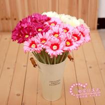 Emulated African chamomile floral single branch Persian chamomile Fukiu Chrysanthemum Flowers Engineering Flower Arrangement Table Daisy Xuan Guan flower arrangement