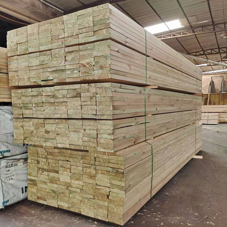 Pinus sylvestris outdoor anti-corrosion wood floor solid wood plank anti-corrosion wood flower box grape rack carbonized wood log square keel