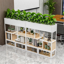 Nordic Ins Milk Tea Shop Restaurant Partition Flower Shelf Office Iron Art Shelf Floor Holder Decoration Guardrails Wall