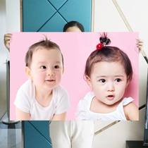 Cute newborn male and female baby bb pictorial beautiful baby pictures 110cm baby poster wall stickers for pregnant babies
