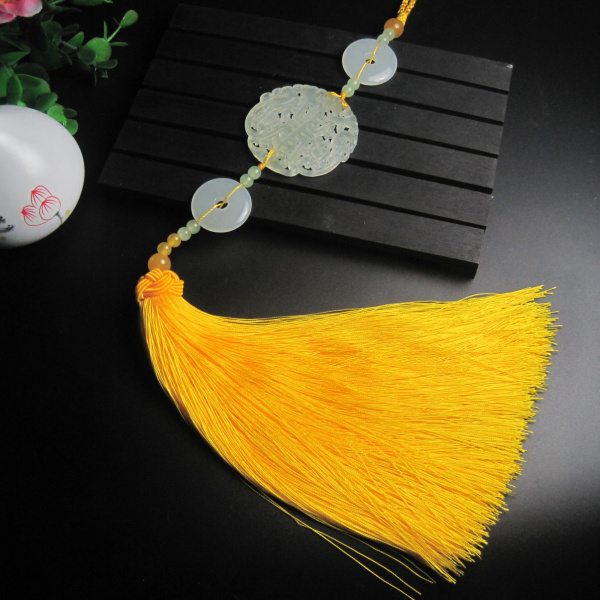 Original handmade Xiu jade auspicious Yupei hanging decoration Waist Pei Forbidden Walking Cloud Song Co-Style Qipao Hanfu Wedding Accessories