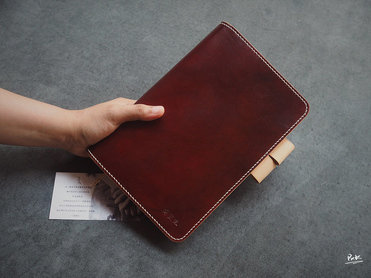 Leather Knight PXK-HOBONICHI HOBO hand account notepad notebook cowhide leather leather case pure handmade custom