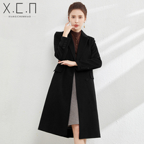 Xiangchun bird woolen coat women 2021 autumn and winter New Professional Suit wool coat long temperament fashion