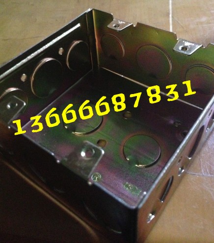 4821 metal junction box is 120*120 large iron box Xiaoshan Yiqiao four-way junction box lamp holder box
