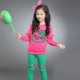 Bộ đồ thể thao nữ mùa thu 2019 mới 6 xuân 7 trẻ em 8 hai mảnh 9 trẻ lớn 10 quần áo 12 tuổi thủy triều