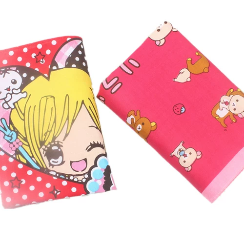 Хлопковый мультяшный детский носовой платок для детского сада