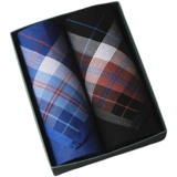 Старомодный темный хлопковый классический носовой платок