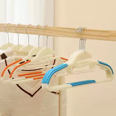 Hangers non-slip non-trace Light Transparent adult household environmental protection plastic dry and wet dual-purpose thick multifunctional drying clothes hanging