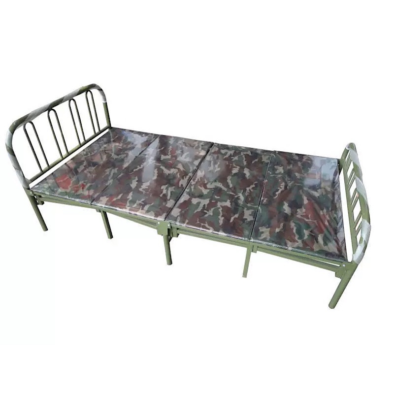 Jihua 3521 four-folding camp bed is simple and convenient to use