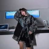 Мужская осенняя джинсовая куртка для влюбленных, свободный крой