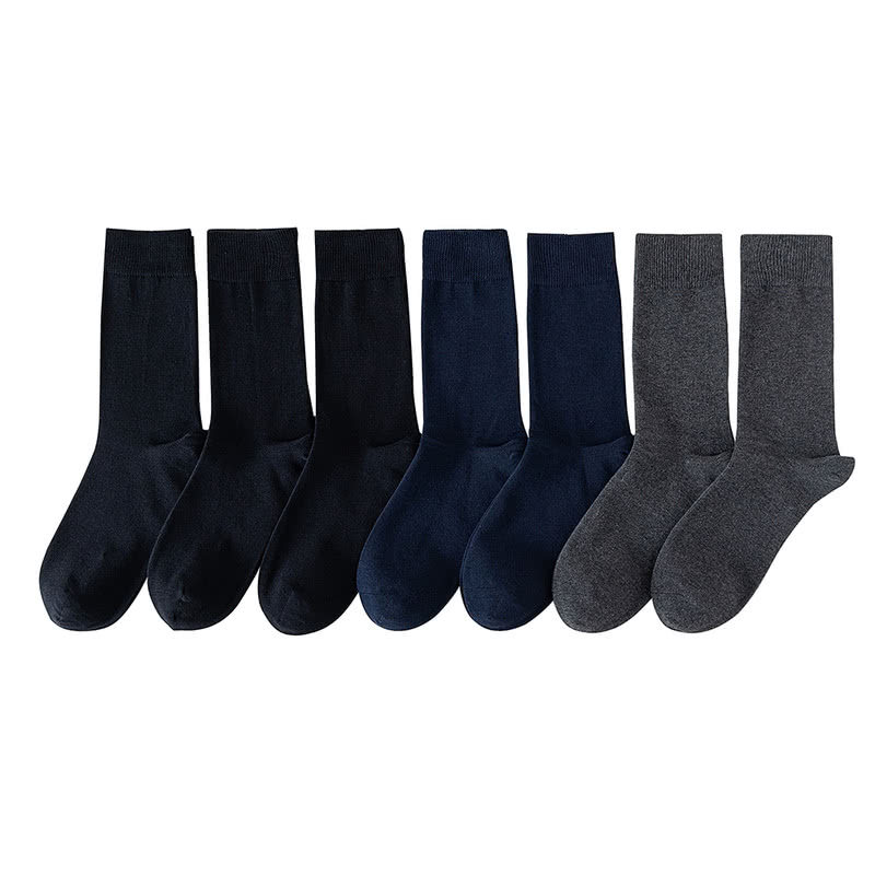 Sam domestic Members Mark fresh long - dune cotton male socks 7 pairs of medium - tube male socks base color