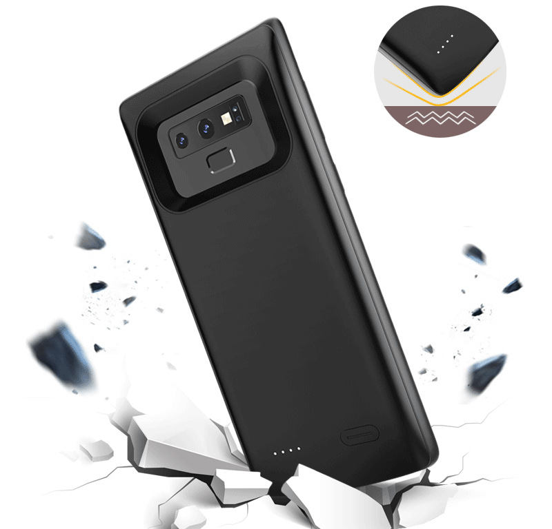 Samsung note9 quay lại pin s9 s8 + sạc không dây siêu mỏng kho báu điện thoại di động vỏ điện thoại di động s8plus sạc dự phòng xmobile 10000mah