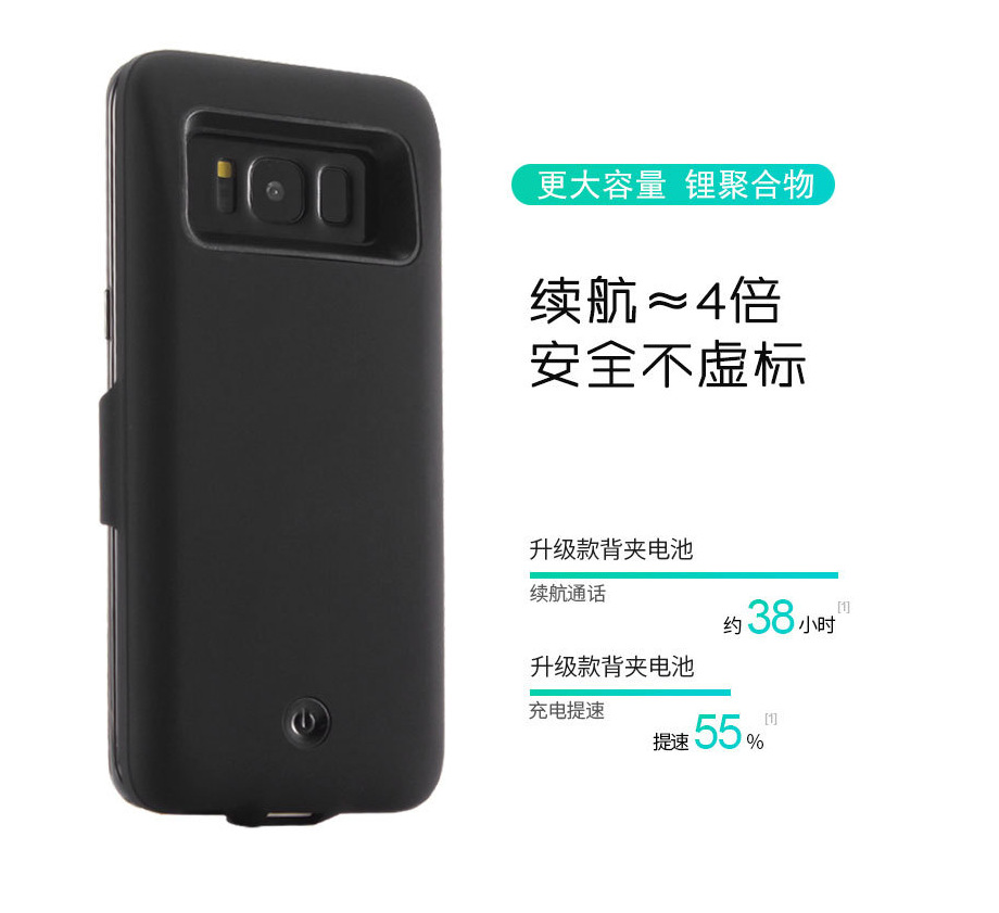 Samsung note8 quay lại pin chuyên dụng cho điện thoại di động s8plus + sạc siêu mỏng không dây sạc nhanh không dây sạc điện thoại