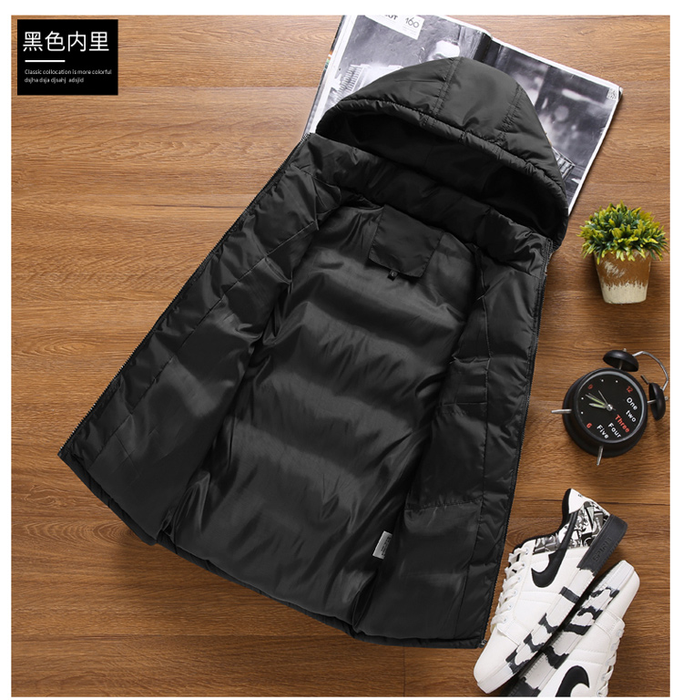 Mùa thu đông nam phiên bản Hàn Quốc của xu hướng vest vest vest vest mỏng manh đẹp trai xuống bông hoang - Áo thể thao áo khoác reebok nam
