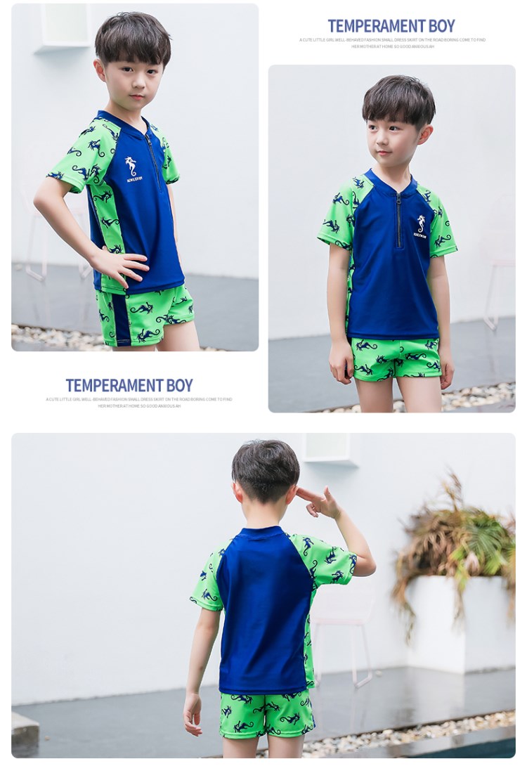 Đồ bơi trẻ em Yu Ke chia cho trẻ em đồ bơi trẻ em lớn 3-5 Bộ đồ bơi 5-6 tuổi - Bộ đồ bơi của Kid đồ bơi cho be gái 11 tuổi