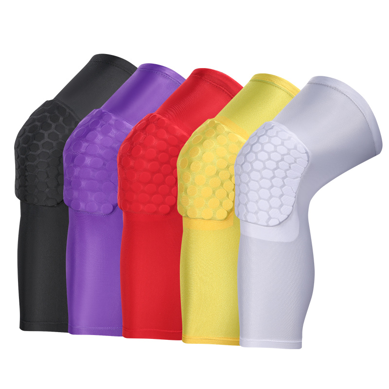 Basketball Cellular Protective Leg Sports Anticollision And Kneecap Professional Equipment Male Running Training Lengthened Elastic Compression Protective Gear