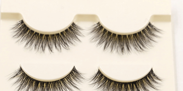 Pure handmade lông mi giả tự nhiên trang điểm nude liền mạch trong suốt thân cây 3D lông mi ba chiều mặt cắt ngang 3 cặp vận chuyển lông mi nam châm