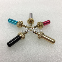 Mini Euryade 3 5mm stereo 3 pole segment DIY upgrade with lock assembly plug special with lock gold plating 3 5