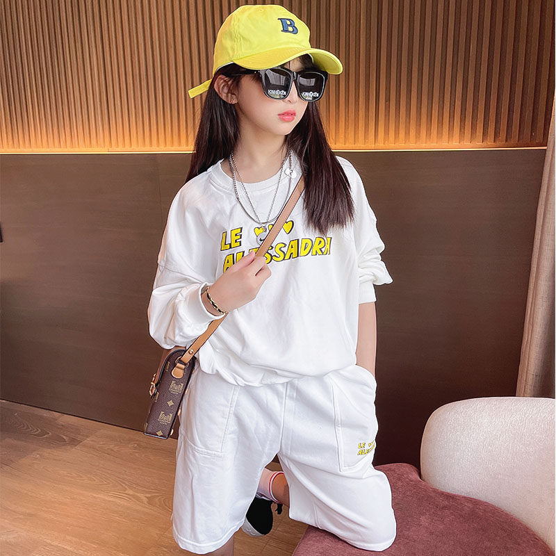 Male and female fashion Wei pants thick cotton T suit 2021 Autumn fit Yang power the same casual mid pants two sets of damp cool