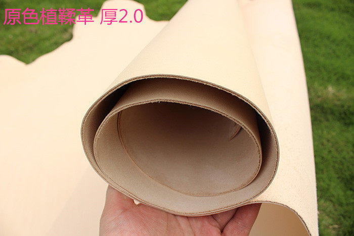Imported Grade A Primary Vegetable Tanned Leather Handmade DIY Top Cowhide Leather Dyeable Leather