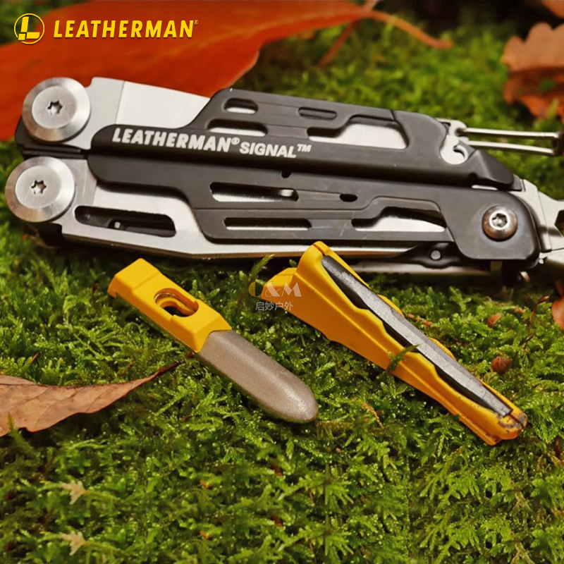 Leatherman Signal Beacon tool pliers Special accessories Take the fire rod sharpener