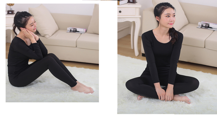 Mùa thu và mùa đông phụ nữ quần áo mùa thu quần dài Slim đáy cơ thể nhiệt độ sưởi ấm phần mỏng bộ đồ lót nhiệt đồ lót nữ