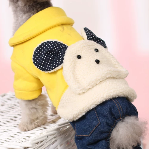 Сеть красного щенка одежда для собак самка