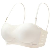 Cat with shoulder-wear underwear female gathering anti-slip stealth small chest special breast anti-walking breast wrapped in summer bra